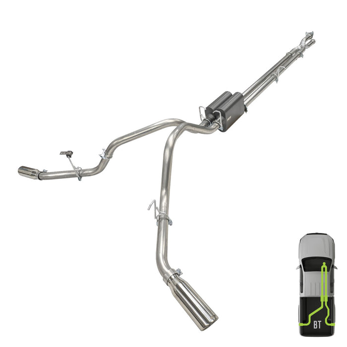 Ford, 2011-2016, 6.2L - Bolt-on, MPI Exhaust Cat-Back Dual Exhaust Kits