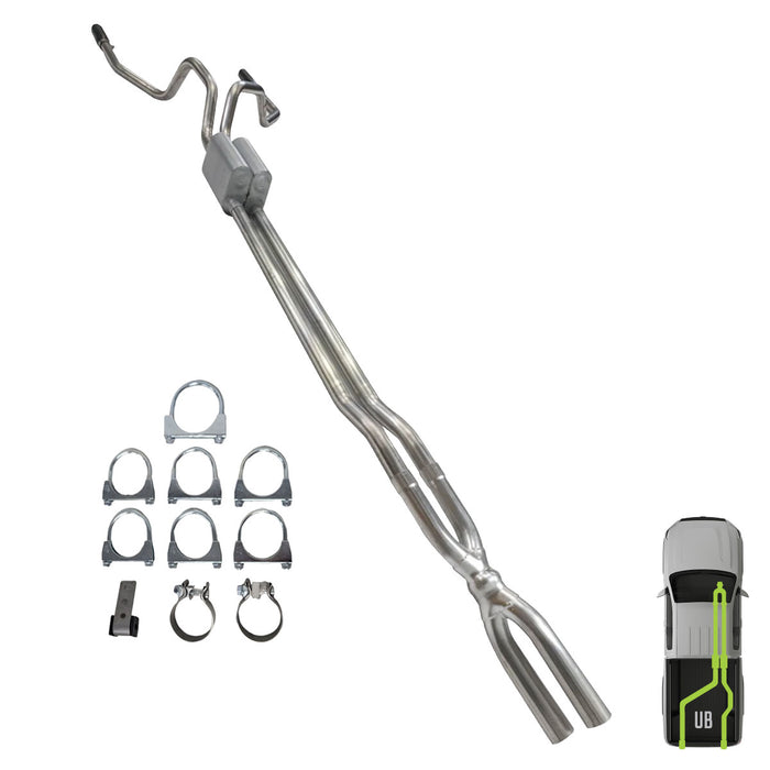 Ford, 2017-2025, 6.2L, 6.8L, 7.3L, Clamp/On - MPI Exhaust Cat-Back Dual Exhaust Kits