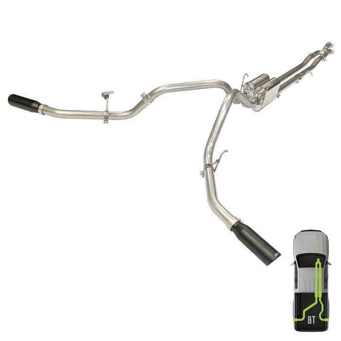 Ford, 2017-2025, 6.2L-7.3L - Stainless - MPI Exhaust Cat-Back Dual Stainless Kits