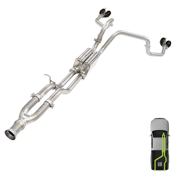 Suburban/Yukon, 2021-2025, 6.2L Clamp-On, MPI Exhaust Cat-Back Dual Exhaust Kits