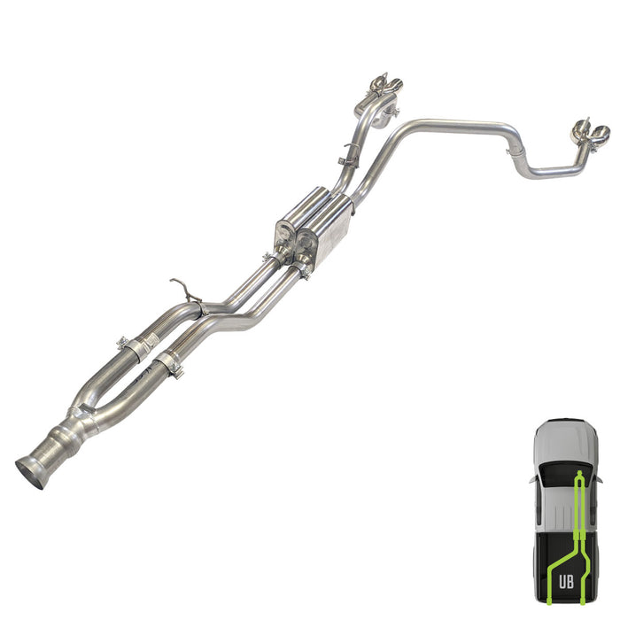 Suburban/Yukon, 2021-2025, 6.2L, Stainless - MPI Exhaust Cat-Back Dual Exhaust Kits