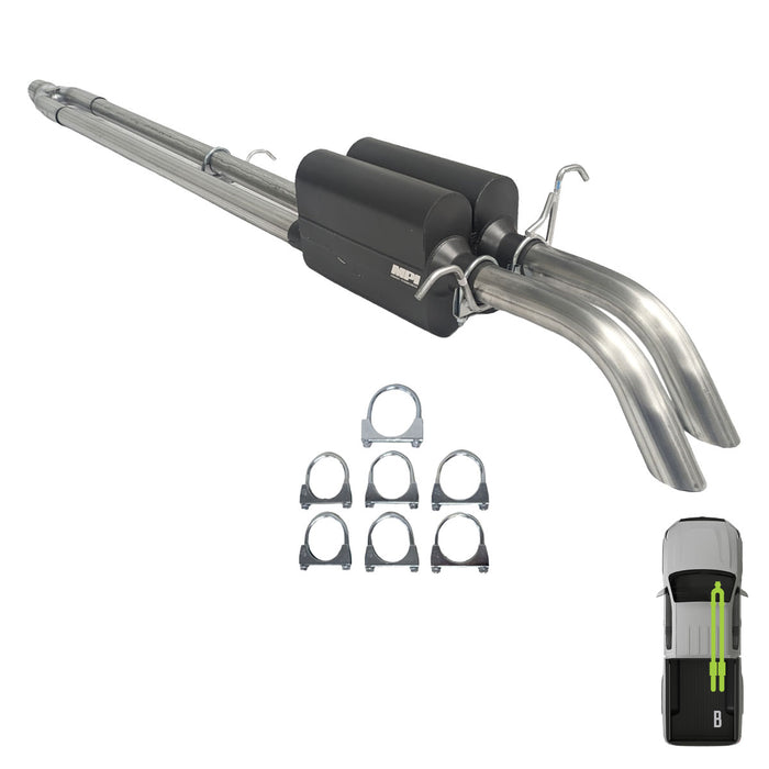 GMC/Chevy, 2019-2024, 5.3L - MPI Bullnoze Exhaust Series