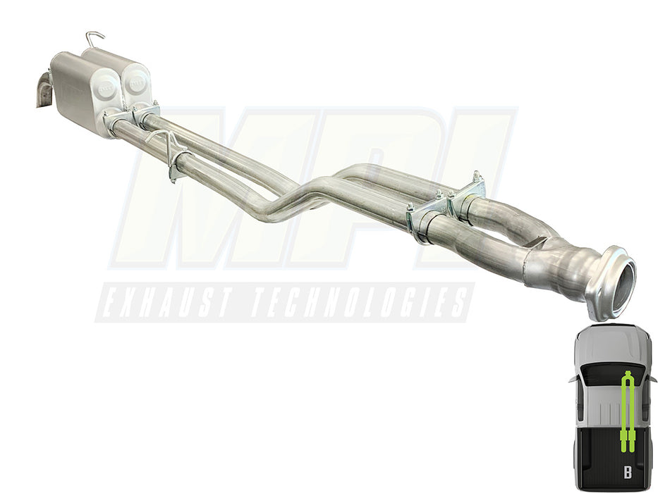 GMC/Chevy, 1999-2007, 5.3L - MPI Bullnoze Exhaust Series