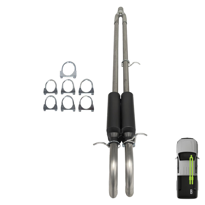 RAM, 2009-2018, 5.7L 2500&3500 - MPI Bullnoze Exhasut Series