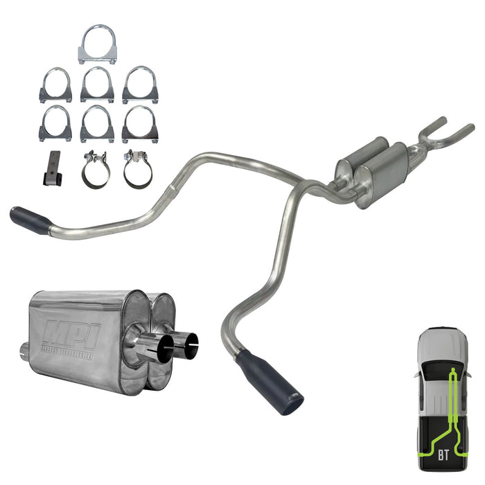 Toyota Tundra, 2014-2021, 5.7L - Stainless - MPI Exhaust Cat-Back Dual Exhaust Kits