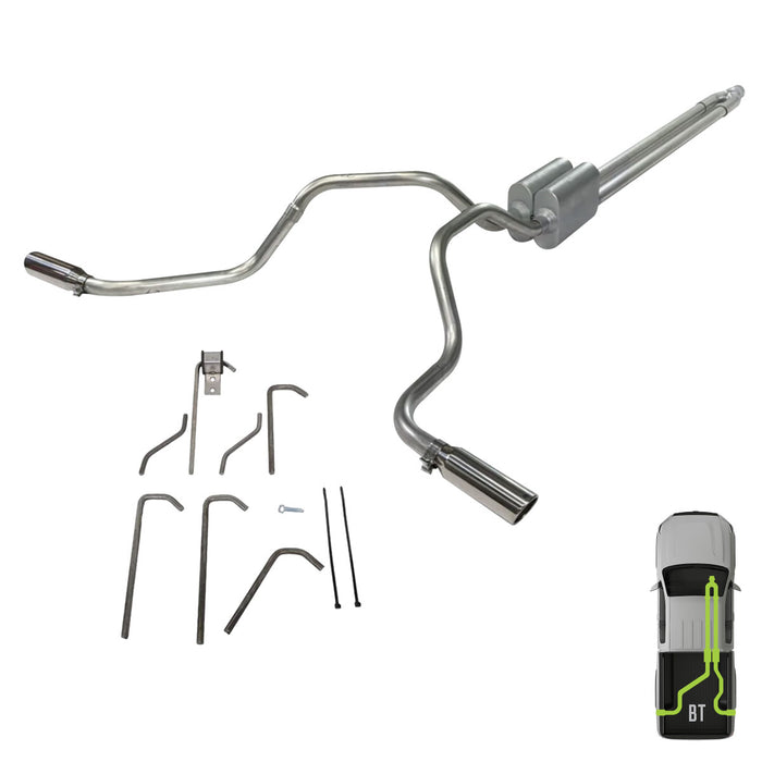 Toyota Tacoma, 1995-2004, V6L, Weld/On - MPI Exhaust Cat-Back Dual Exhaust Kits