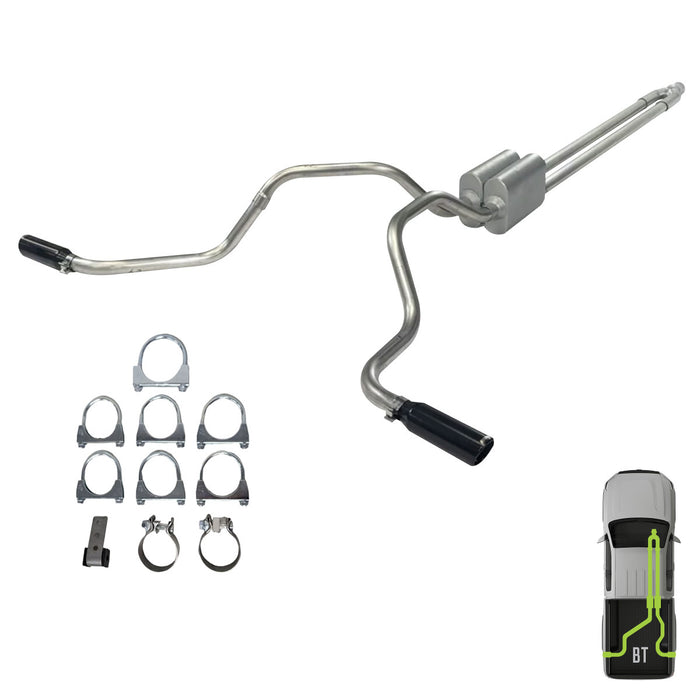 GMC/Chevy, 2014-2018, 6.2L -Clamp-on - MPI Exhaust Cat-Back Dual Exhaust Kits