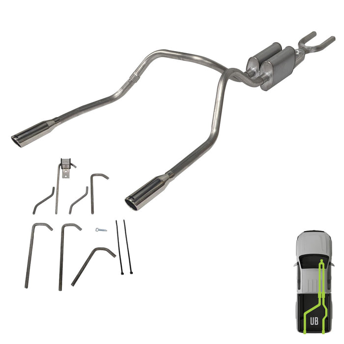 Toyota Tundra, 2014-2021, 5.7L, Weld/On - MPI Exhaust Cat-Back Dual Exhaust Kits