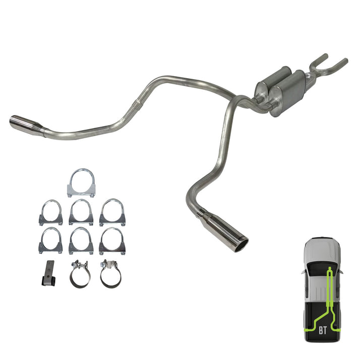 Toyota Tundra, 2014-2021, 5.7L, Clamp/On - MPI Exhaust Cat-Back Dual Exhaust Kits