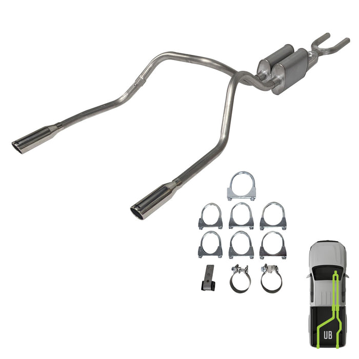 Toyota Tundra, 2014-2021, 5.7L, Clamp/On - MPI Exhaust Cat-Back Dual Exhaust Kits