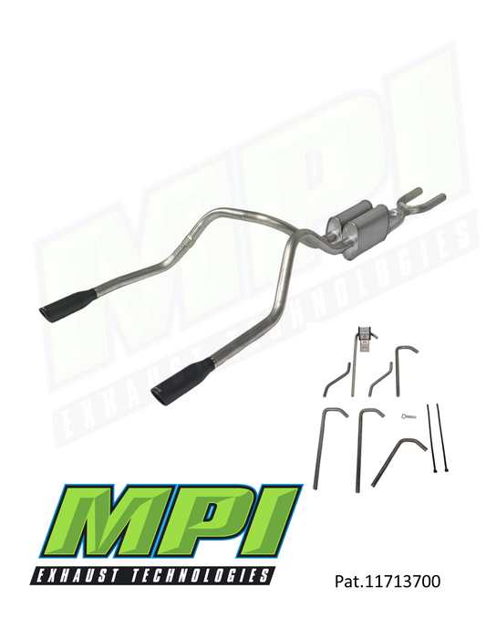 GM 8.1L 2001-2007 1/2 Truck Cat Back Dual Exhaust Kits - Weld Together