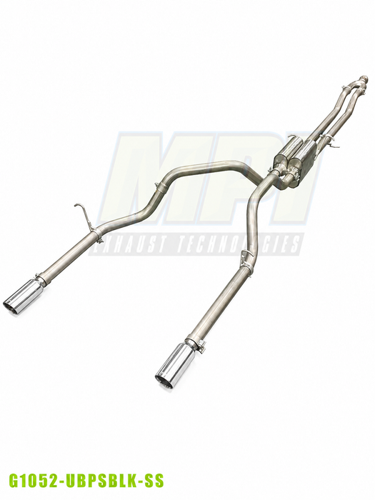 GMC/Chevy, 2014-2018, 6.2L, Stainless - MPI Exhaust Cat-Back Dual Stainless Kits