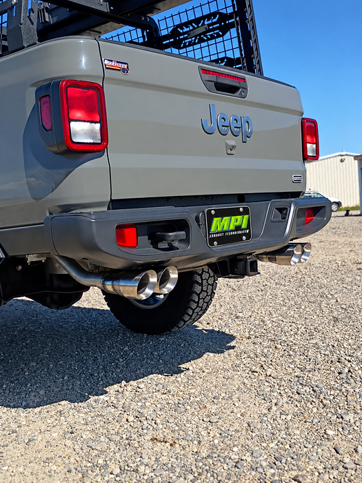Gladiator, 2020-2026, 3.6L - Under Bumper - MPI Exhaust Cat-Back Dual Exhaust Kits