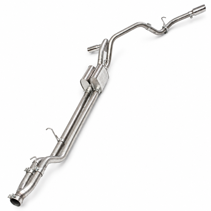 GMC/Chevy, 2007-2011, 6.0L, Stainless - MPI Exhaust Cat-Back Dual Stainless Kits