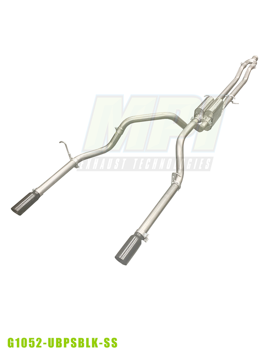 GMC/Chevy, 2014-2018, 6.2L, Stainless - MPI Exhaust Cat-Back Dual Stainless Kits