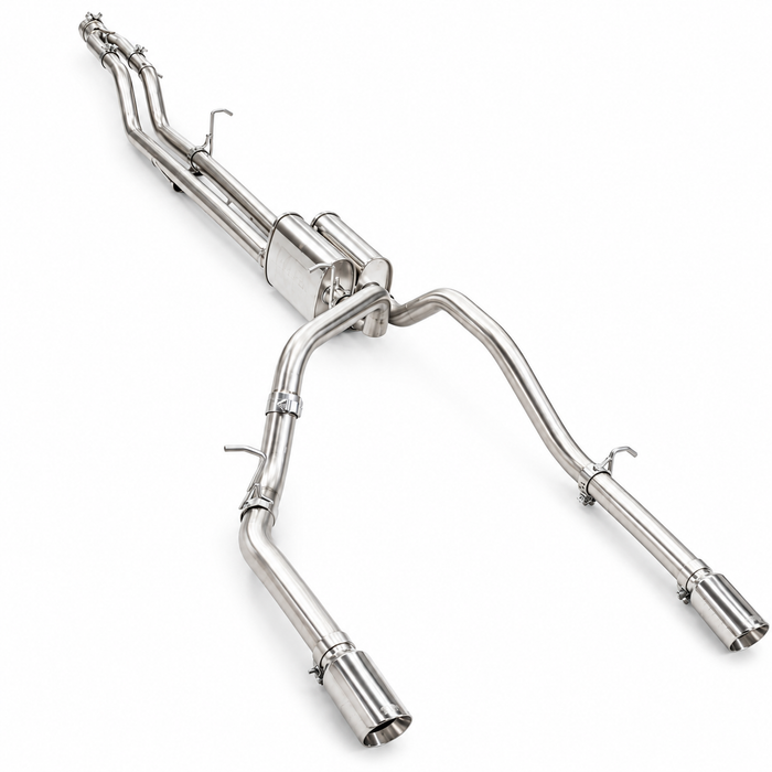 GMC/Chevy, 2007-2011, 6.0L, Stainless - MPI Exhaust Cat-Back Dual Stainless Kits