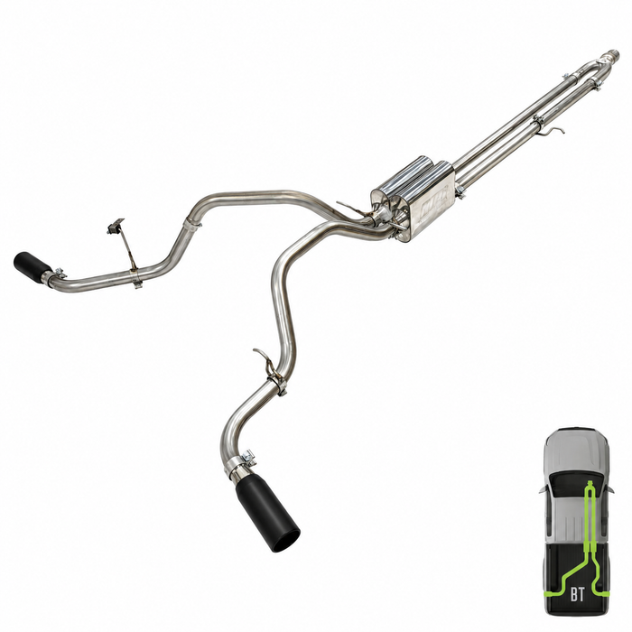 GMC/Chevy, 2007-2013, 5.3L, Stainless - MPI Exhaust Cat-Back Dual Exhaust Kits