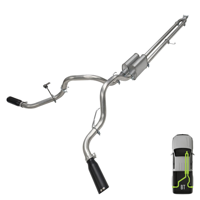 Ford, 2009-2024, 5.0L, Clamp/On - MPI Exhaust Cat-Back Dual Exhaust Kits