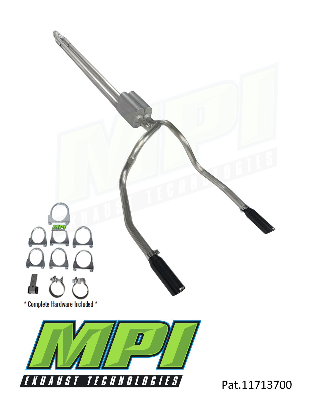 GM 6.0L 2014-2018 Truck Dual Exhaust Kits - Clamp-on System