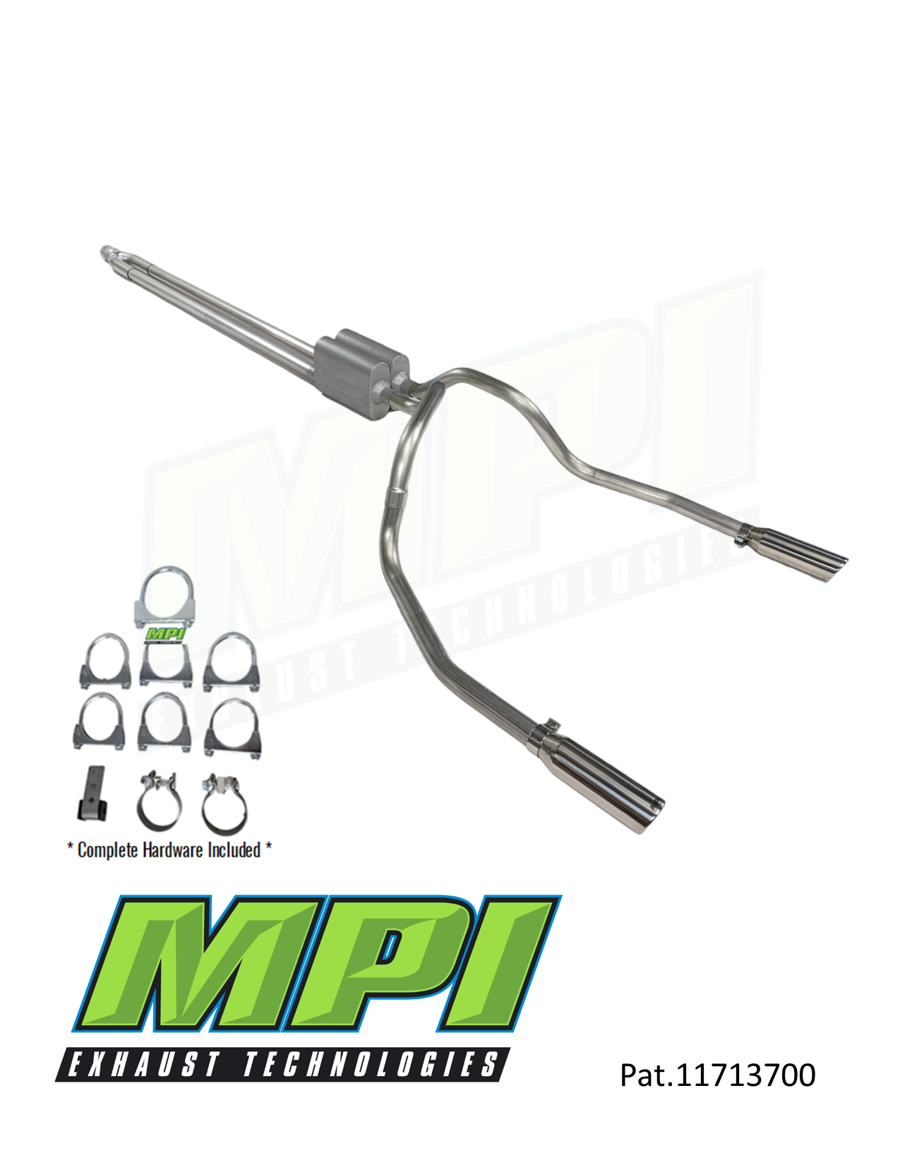 GM 5.3L 2014-2018 Truck Dual Exhaust Kits - Clamp-on