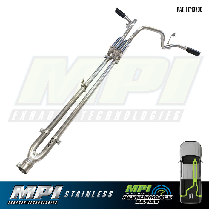 Ford, 2009-2024, 5.0L - Stainless - MPI Exhaust Cat-Back Dual Stainless Kits