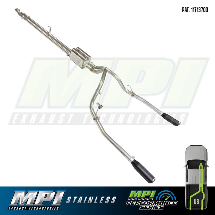 Ford, 2009-2024, 5.0L - Stainless - MPI Exhaust Cat-Back Dual Stainless Kits