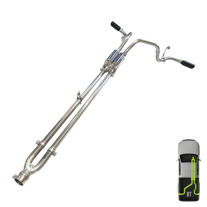 Ford, 2009-2020, 5.0L - Stainless - MPI Exhaust Cat-Back Dual Stainless Kit