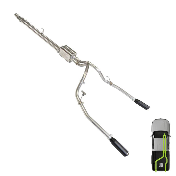 Ford, 2009-2020, 5.0L - Stainless - MPI Exhaust Cat-Back Dual Stainless Kit