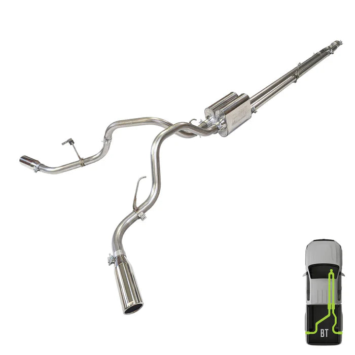 Ford, 2009-2020, 5.0L - Stainless - MPI Exhaust Cat-Back Dual Stainless Kit