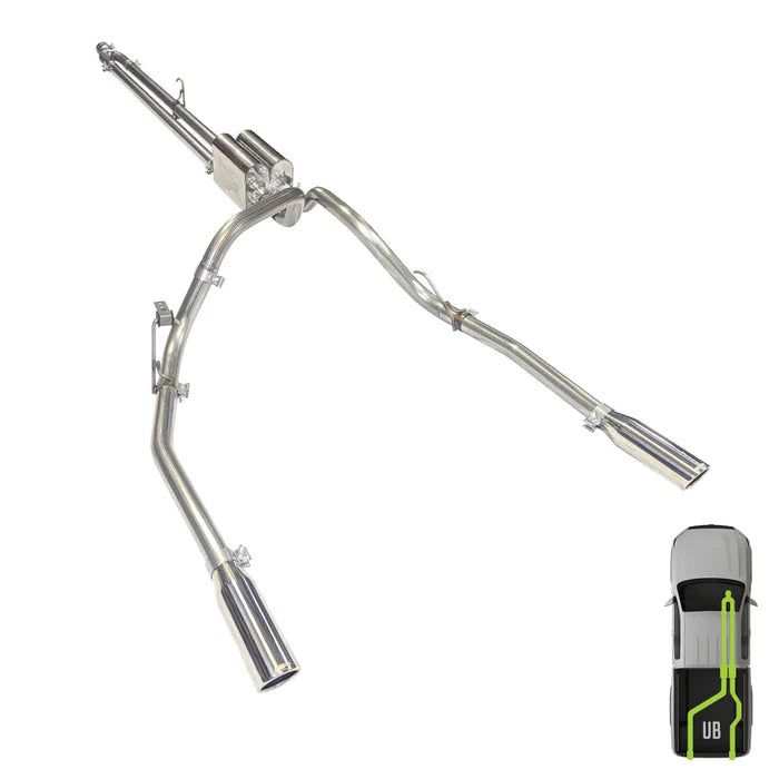 Ford, 2009-2020, 5.0L - Stainless - MPI Exhaust Cat-Back Dual Stainless Kit