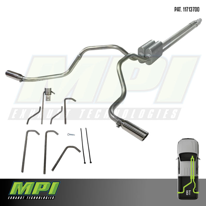 Ford, 2009-2024, 5.0L, Weld/On - MPI Exhaust Cat-Back Dual Exhaust Kits