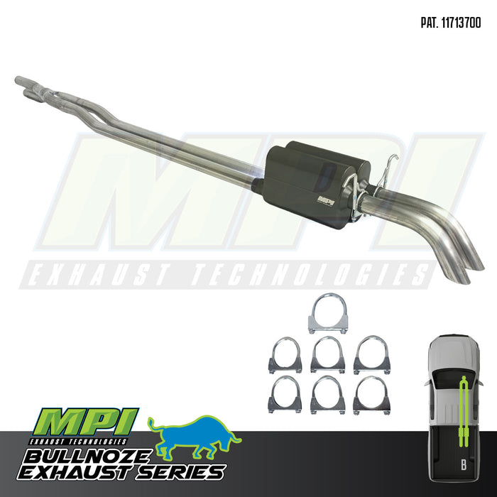 Ford, 2010-2016, 6.2L - MPI Bullnoze Exhaust Series