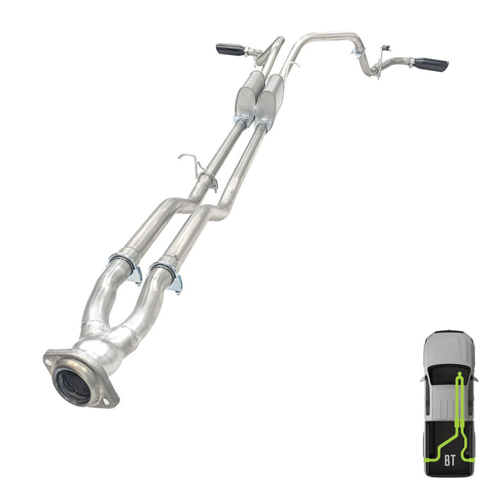 GMC/Chevy, 1999-2006, 5.3L – Stainless - MPI Exhaust Cat-Back Dual Exhaust Kits