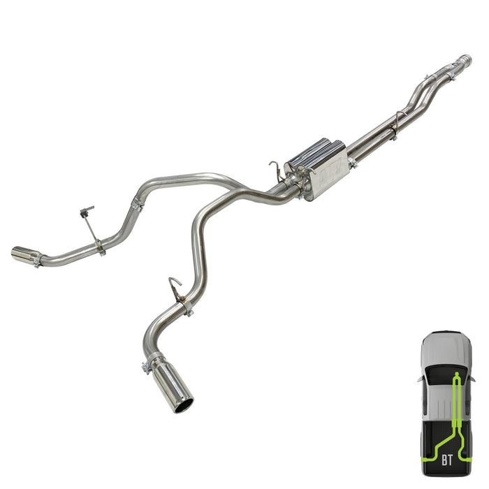 GMC/Chevy, 2019-2025, 6.6L, Clamp-on, MPI Exhaust Cat-Back Dual Exhaust Kits