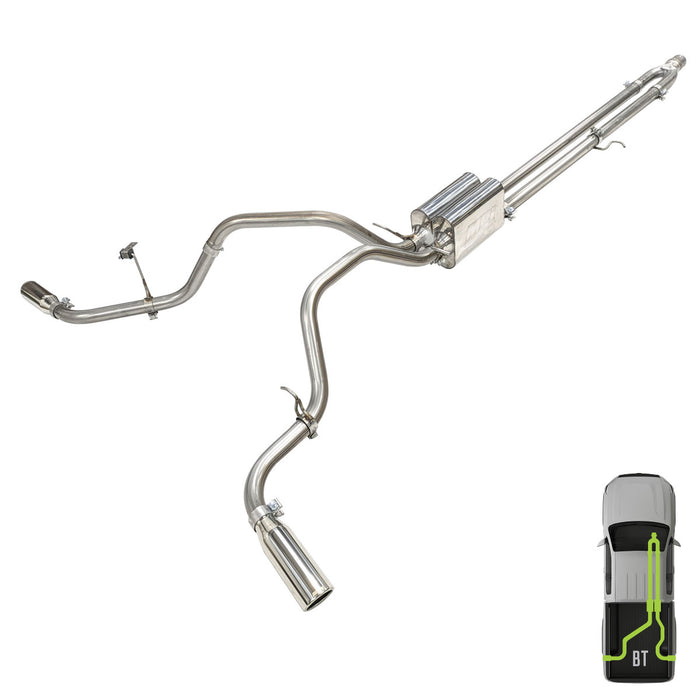 GMC/Chevy, 2007-2013, 5.3L, Clamp/On - Truck Cat-Back Dual Exhaust Kits
