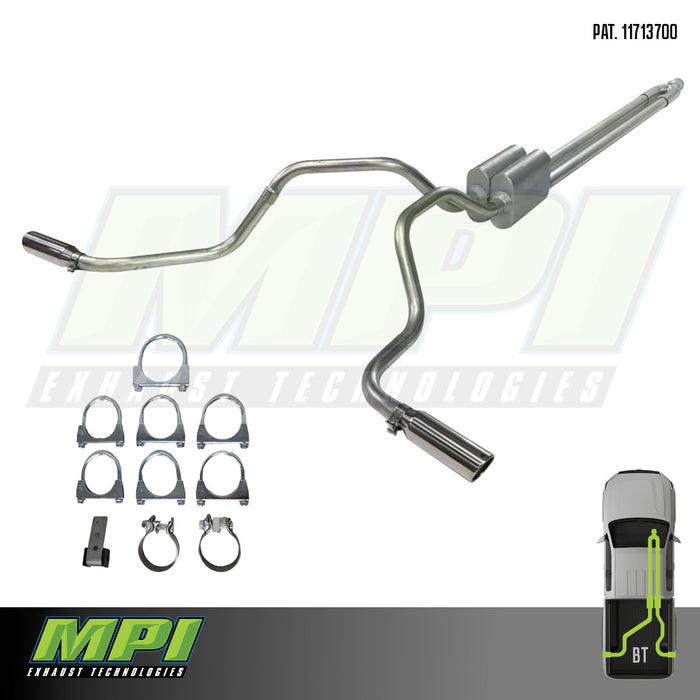 GMC/ Chevy, 1999-2006, 5.3L, Clamp/On - Truck Cat-Back Dual Exhaust Kits