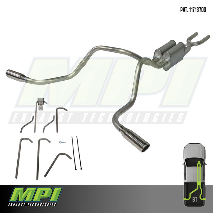 GMC/Chevy, 1999-2006, Weld/On - Truck Cat-Back Dual Exhaust Kits