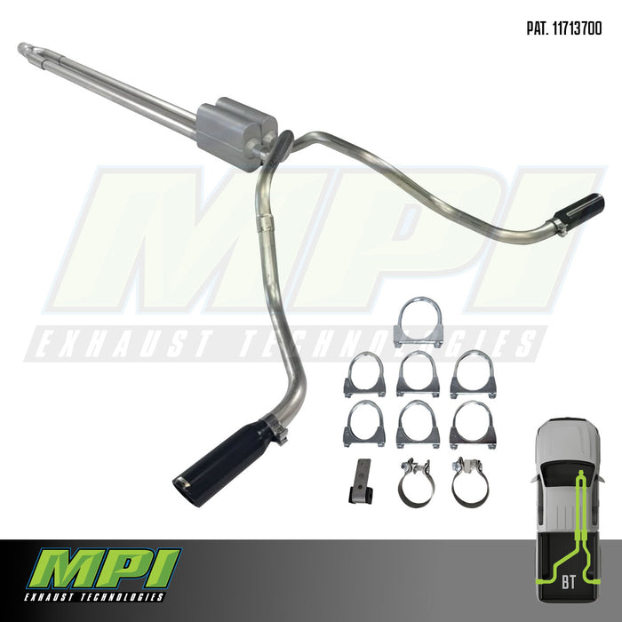 GMC/Chevy, 2007-2013, 5.3L, Clamp/On - Truck Cat-Back Dual Exhaust Kits