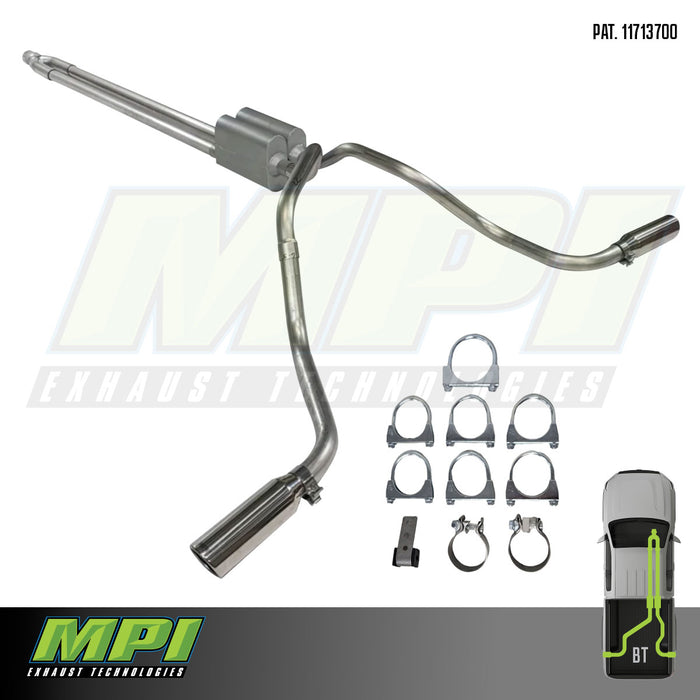 GMC/Chevy, 2007-2013, 5.3L, Clamp/On - Truck Cat-Back Dual Exhaust Kits