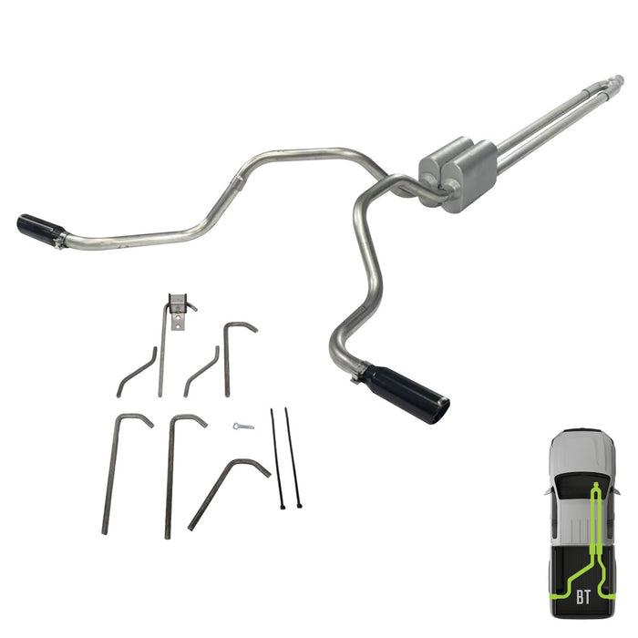 GMC/Chevy, 2019-2024, 6.6L, Weld-On, MPI Exhaust Cat-Back Dual Exhaust Kits