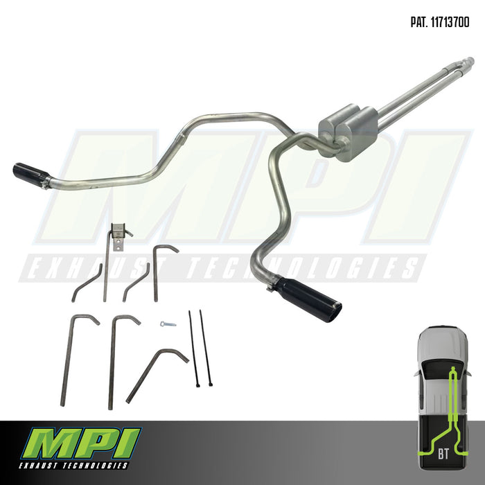 GMC/Chevy, 2019-2024, 6.6L, Weld-On, MPI Exhaust Cat-Back Dual Exhaust Kits