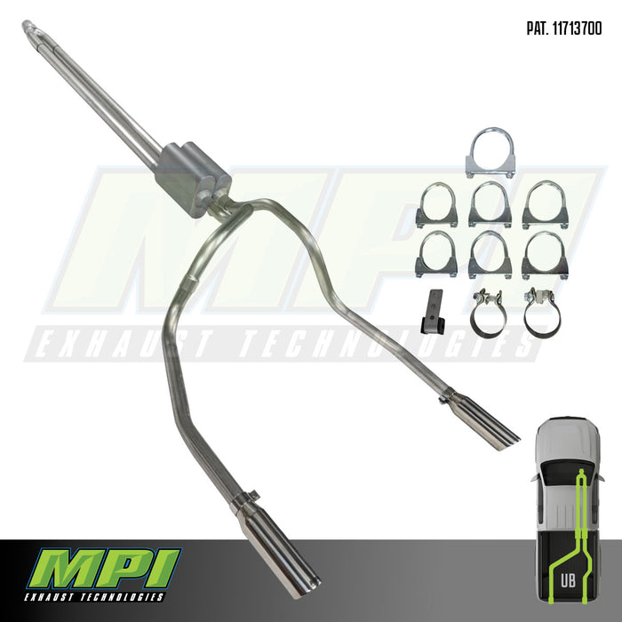 GMC/Chevy, 2019-2024, 5.3L, Clamp/On - MPI Exhaust Cat-Back Dual Exhaust Kits