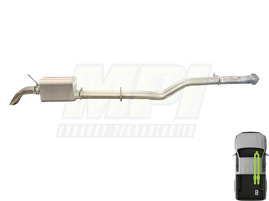 GMC/Chevy, 1999-2007, 5.3L - MPI Bullnoze Exhaust Series