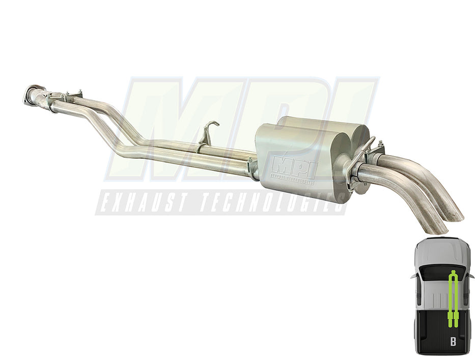 GMC/Chevy, 1999-2007, 5.3L - MPI Bullnoze Exhaust Series