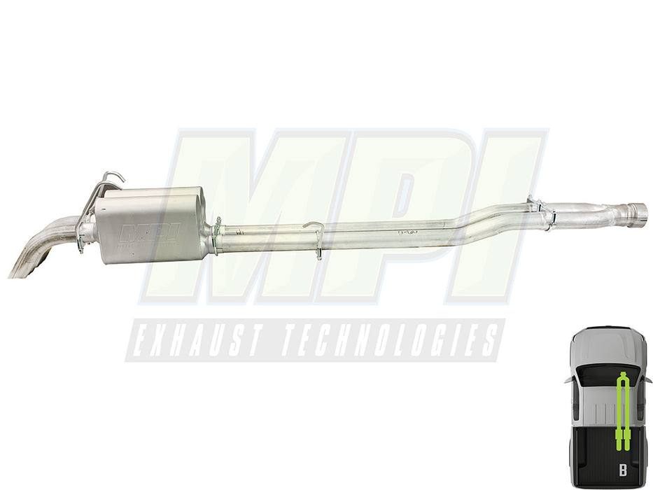RAM, 2011-2024, 6.4L - MPI Bullnoze Exhasut Series