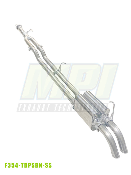 Ford, 2017-2026, 6.2L, 6.8L, 7.3L - MPI Bullnoze Exhaust Series