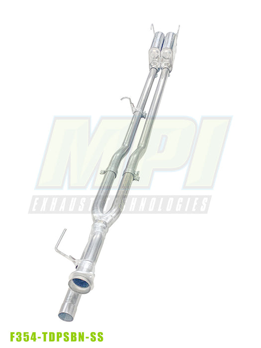 Ford, 2017-2026, 6.2L, 6.8L, 7.3L - MPI Bullnoze Exhaust Series