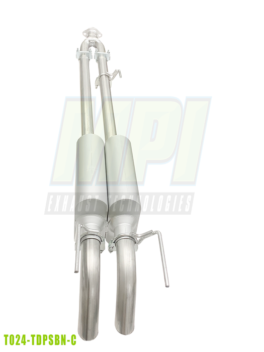 Toyota Tacoma, 2005-2023, V6 - MPI Bullnoze Exhaust Series