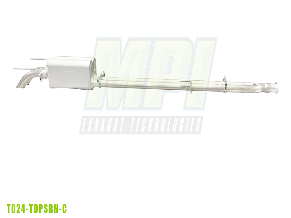 Toyota Tacoma, 2005-2023, V6 - MPI Bullnoze Exhaust Series