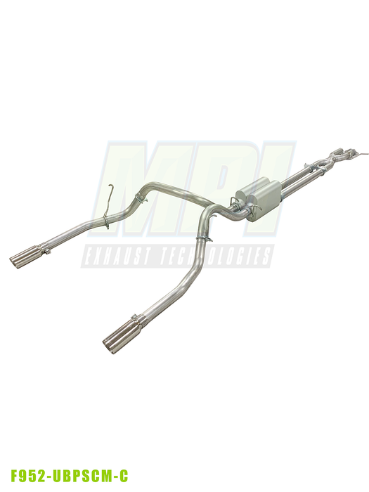 Ford Ranger, 2024-2026, Eco boost , Clamp/On - MPI Exhaust Cat-Back Dual Exhaust Kits